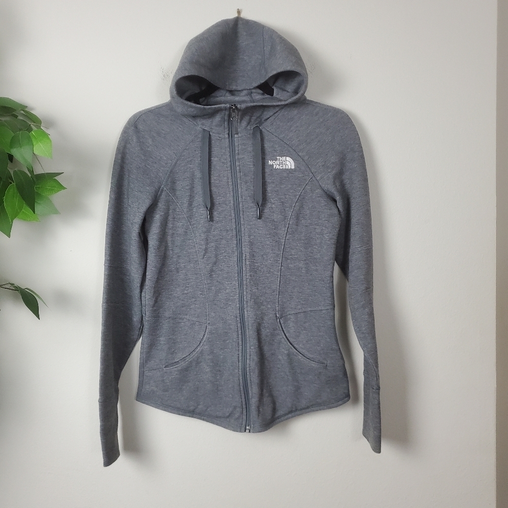 The North Face Women's Gray Full Zip Hoodie Small